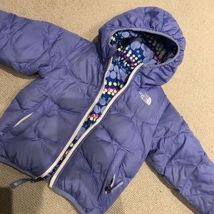 2-3 years toddler girl reversible jacket